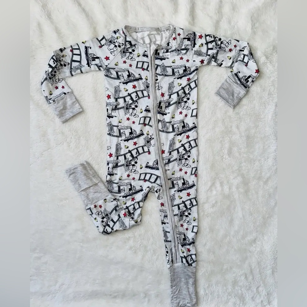 Steamboat Willie Bamboo baby onesie